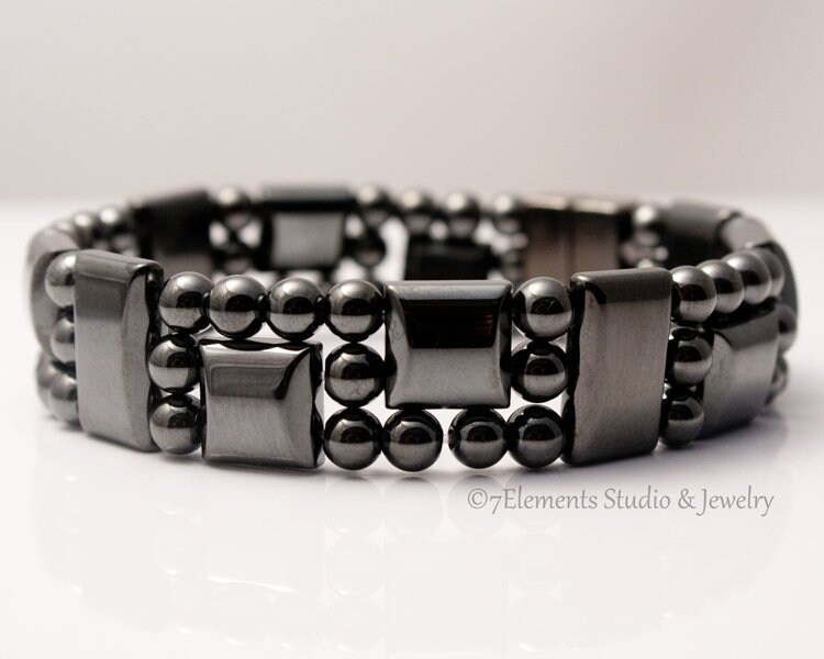 Hematite Bracelet, Healing Therapy Bracelet