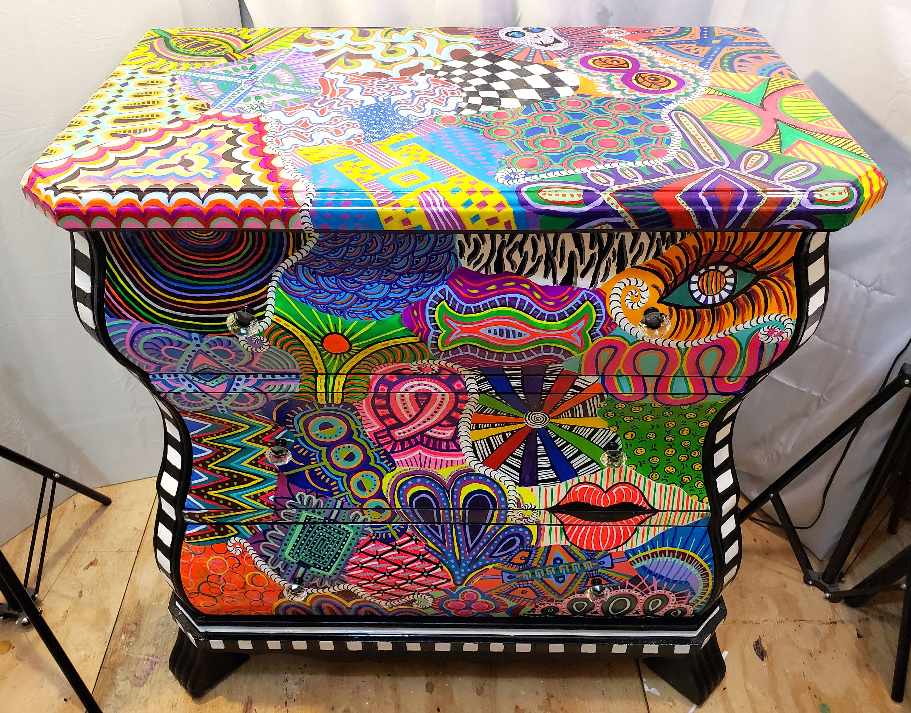 Painted bombay chest for sale deals
