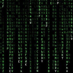 Puede incluir: Un patr&oacute;n digital verde y negro con las letras 'q' y 'g' resaltadas en verde m&aacute;s claro. El patr&oacute;n recuerda a una pantalla de computadora o una pantalla digital.