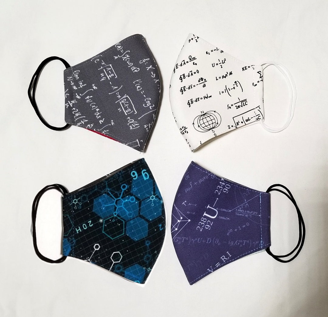 Mask Pattern In Math Mathematics Physics Chemistry Teacher Lecturer Face Mask Natural ...