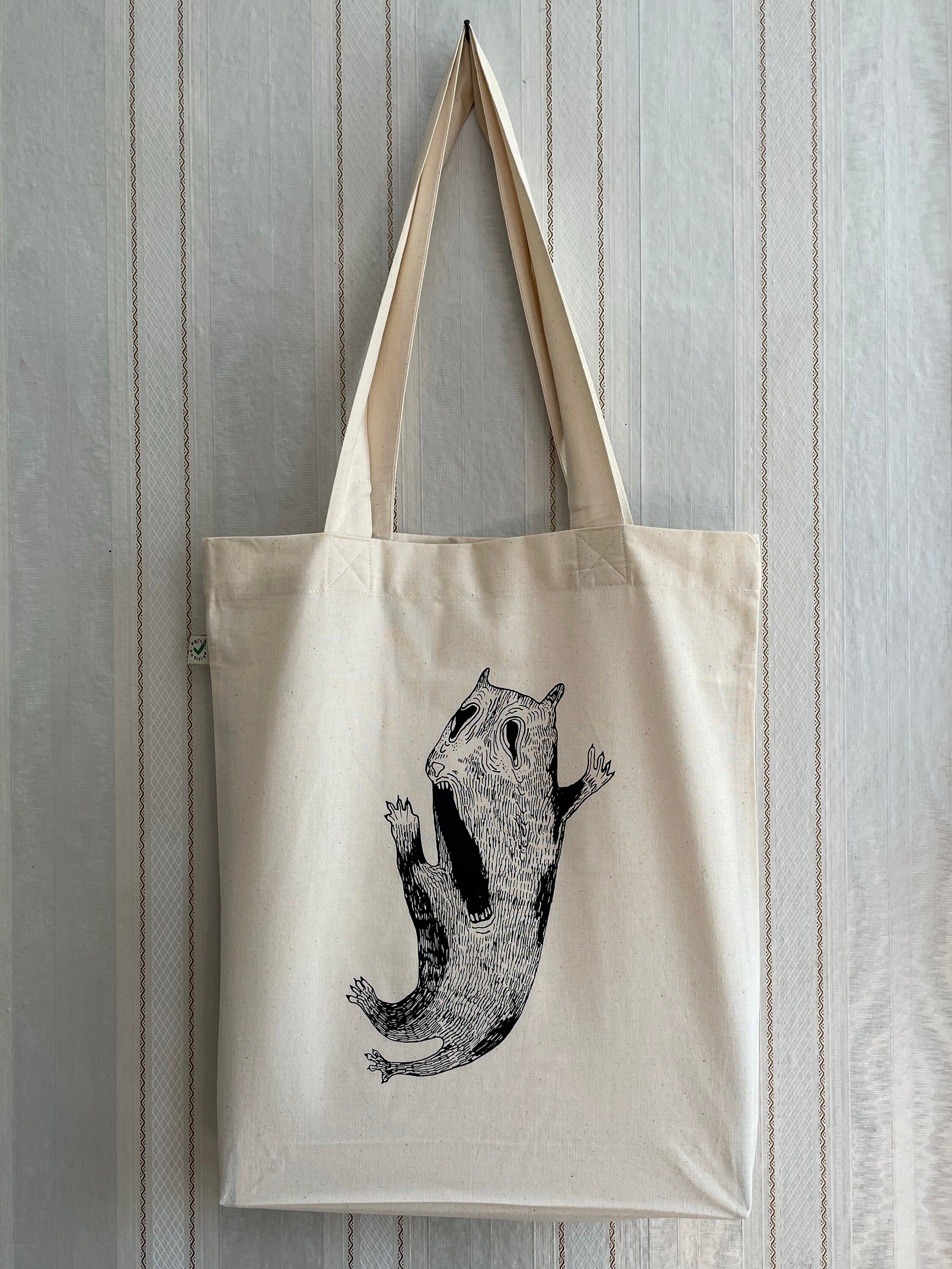 Printed Jute Bag Etsy Canada