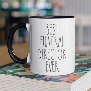Funeral Director Gift Personalized Funeral Director Thank You Gift for Mortician Retirement Gift for Funeral Director Mug Mortuary Gift