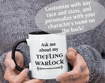 Dungeons and Dragons Mug DnD Mug Custom Dungeons and Dragons Gifts D and D Personalized Gift DnD Player Gift DnD Character Gift