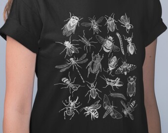 Entomology Shirt Insect Shirt Bug Lover Gift Goblincore Clothing Bug Shirt Insect T Shirt Naturalist Shirt Nature Aesthetic Cottagecore Tee