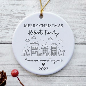 Neighbor Ornament Personalized Neighbor Christmas Gift Best Neighbor Gift Friendship Ornament Holiday Gift for Neighbors
