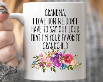 Akyol - Tasse à Café La Plus Chère Grand-mère - Tasse à Thé - Bleu - Grand-mère - La