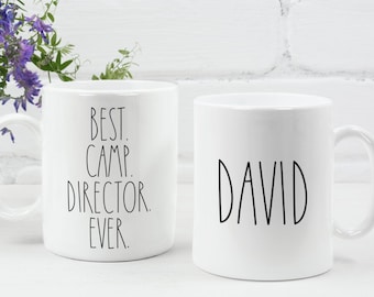 Personalized Camp Director Gift Camp Director Appreciation Coffee Mug for Director Retirement Gift End of Camp Thank You Gift for Director