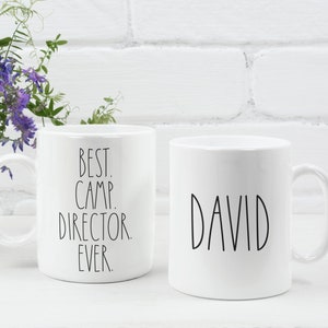 Personalized Camp Director Gift Camp Director Appreciation Coffee Mug for Director Retirement Gift End of Camp Thank You Gift for Director
