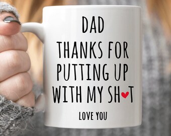 Gifts for Dad from Daughter From Son Funny Dad Coffee Mug Father's Day Gift Ideas