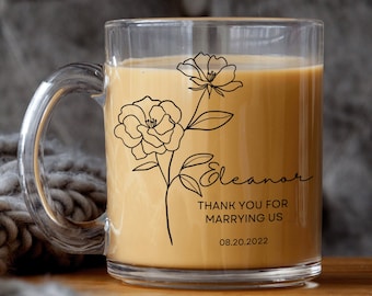 Wedding Officiant Gift for Her Officiant Mug Personalized Thank You Gift for Officiant