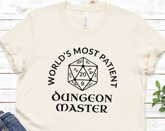 Dungeon Master Shirt Dungeon Master Gift for DM DnD Gifts DnD Shirt D20 Shirt for DM Funny DnD Shirt D and D Gifts