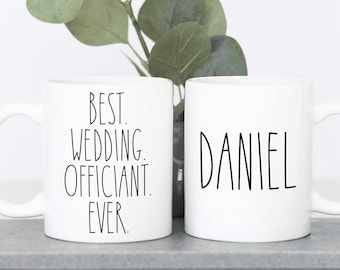 Officiant Gift Wedding Officiant Gift Mug Personalized Officiant Mug Thank You Gift for Officiant Gifts Officiant Wedding Gift