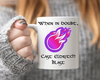 Eldritch Blast DnD Mug DnD Gifts Funny Dungeons and Dragons Coffee Mug