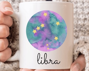 Libra Coffee Mug Libra Gifts Libra Zodiac Constellation