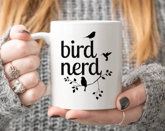 Bird Mug Bird Nerd Bird Watching Mug Bird Watcher Gift Birding Gifts Bird Lover Coffee Mug Bird Watching Gift Birder Cup