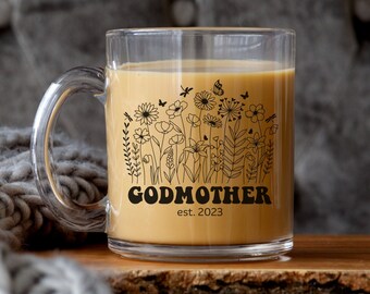 Godmother Proposal Mug Godmother Gift God Mom Proposal God Mother Proposal Gift for Godmother Est Baptism Gift Christening Gift