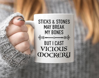DnD Bard Dungeons and Dragons Bard Mug DnD Mug Dungeons and Dragons Gifts Bard Gift Vicious Mockery DnD Player Gifts