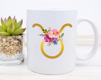 Taurus Gift Taurus Mug for Taurus Friend Zodiac Taurus Gifts Astrology Gift for Taurus Woman Birthday Gift for Taurus