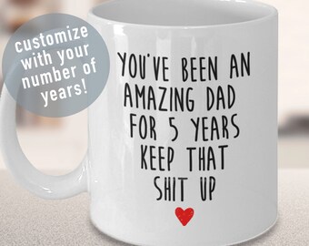 Dad Gift from Wife Daughter or Son Father's Day Coffee Mug from Kids