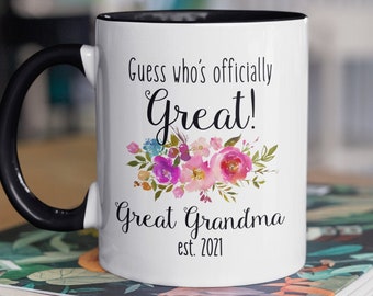 Great Grandma Mug Great Grandma Gift Great Grandmother Gift for Mother's Day Great Grandparents Pregnancy Announcement