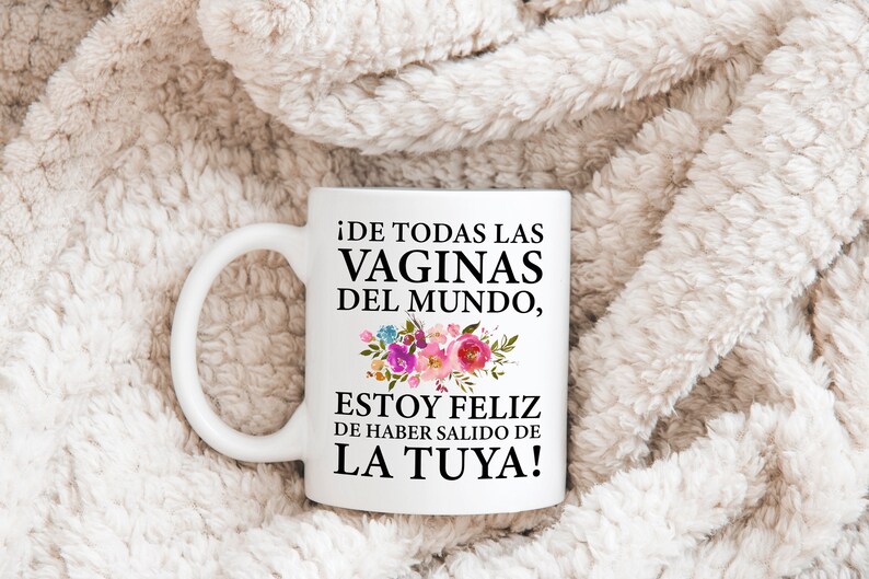 Spanish Mom Gift Funny Spanish Gift for Mothers Day Spanish Mom Mug Funny Gift for Mom Gifts for Mom From Daughter Funny Cup for Mom image 1