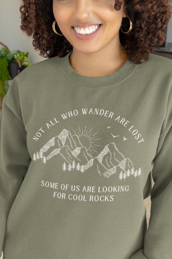 Rock Collector Gift Rock Hound Sweatshirt Rockhound Gifts Hiking Sweatshirt Geology Shirt Gift for Geologist Outdoors Crewneck Geology Gift