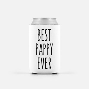 Pappy Gift Best Pappy Ever Can Cooler Father&#39;s Day Gift for Grandpa Great Grandfather Gift from Grandchildren