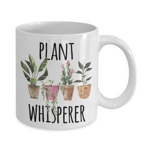 Plant Whisperer Plant Lady Mug Plant Mom Gift for Plant Lover Plant Daddy Coffee Mug imagen 3