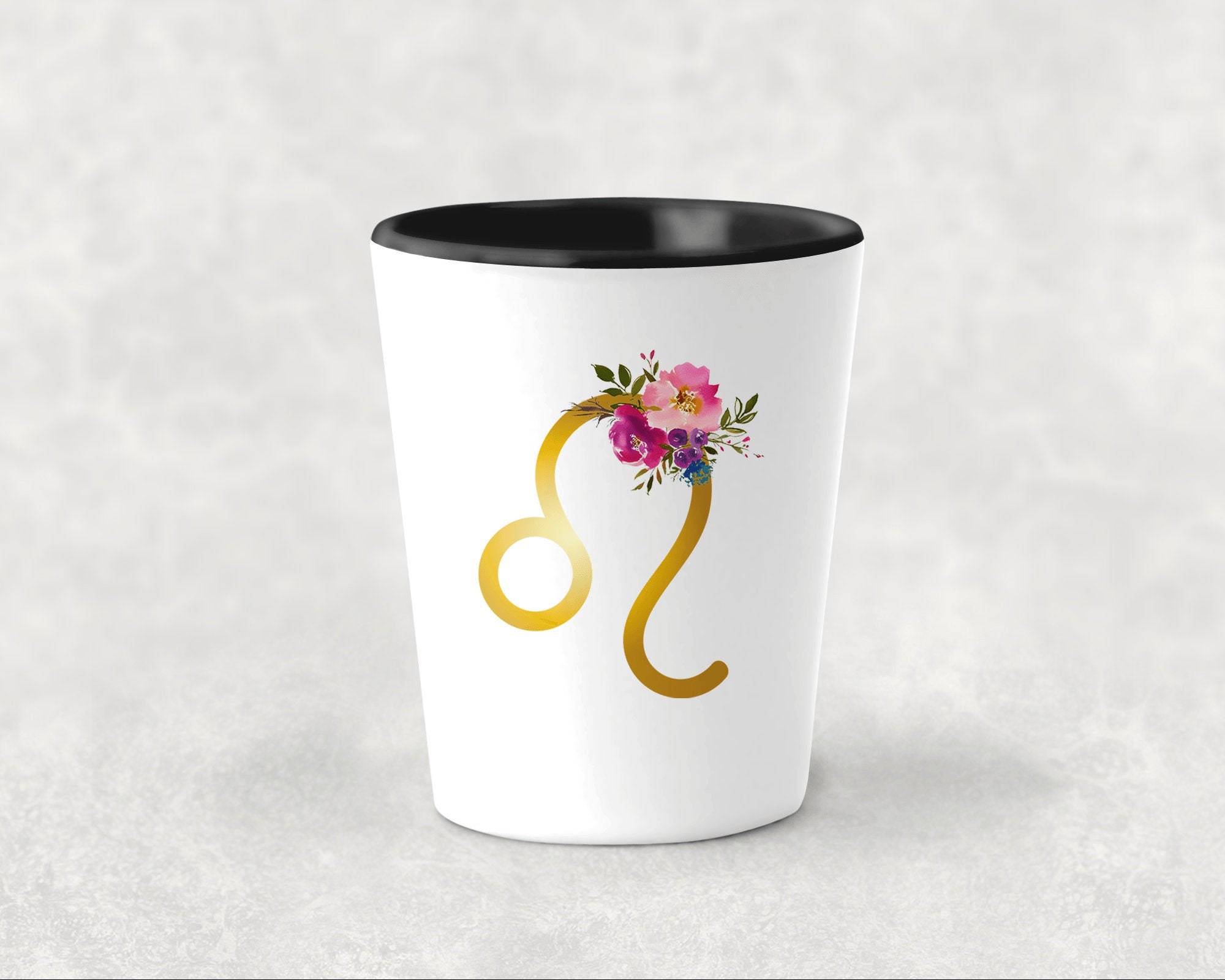 Leo Zodiac Gift Best Friend Leo Gift Leo Shot Glass Gift for Etsy