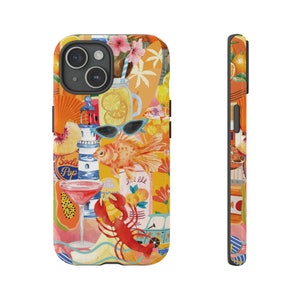 Summer Phone Case Preppy Phone Case Coconut Girl Summer Vibes Collage Phone Case Gift for Her Beachy Phone Case for iPhone
