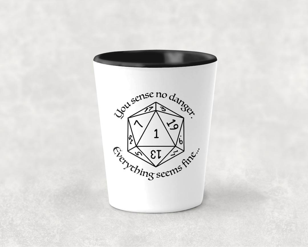 Dnd Shot Glass Perfect Dungeons and Dragons Gift Dnd Gifts Dnd Glasses