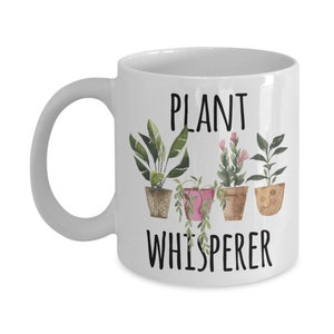 Plant Whisperer Plant Lady Mug Plant Mom Gift for Plant Lover Plant Daddy Coffee Mug imagen 2