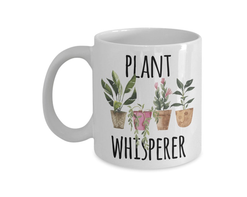 Plant Whisperer Plant Lady Mug Plant Mom Gift for Plant Lover Plant Daddy Coffee Mug imagen 2
