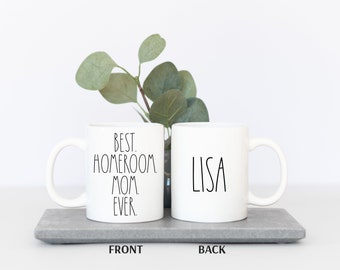 Homeroom Mom Gift Personalized Room Mom Gift for Room Parent Best Homeroom Mom Ever Coffee Mug Thank You Gift for Room Mom Gift from Teacher