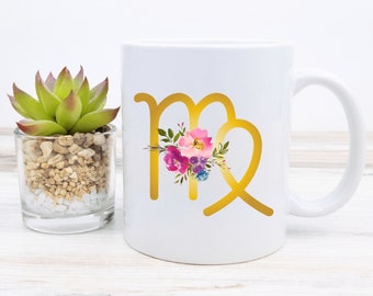 Virgo Coffee Mug Virgo Gift Zodiac Gift for Virgo Astrology Mug Virgo Zodiac Sign Mug