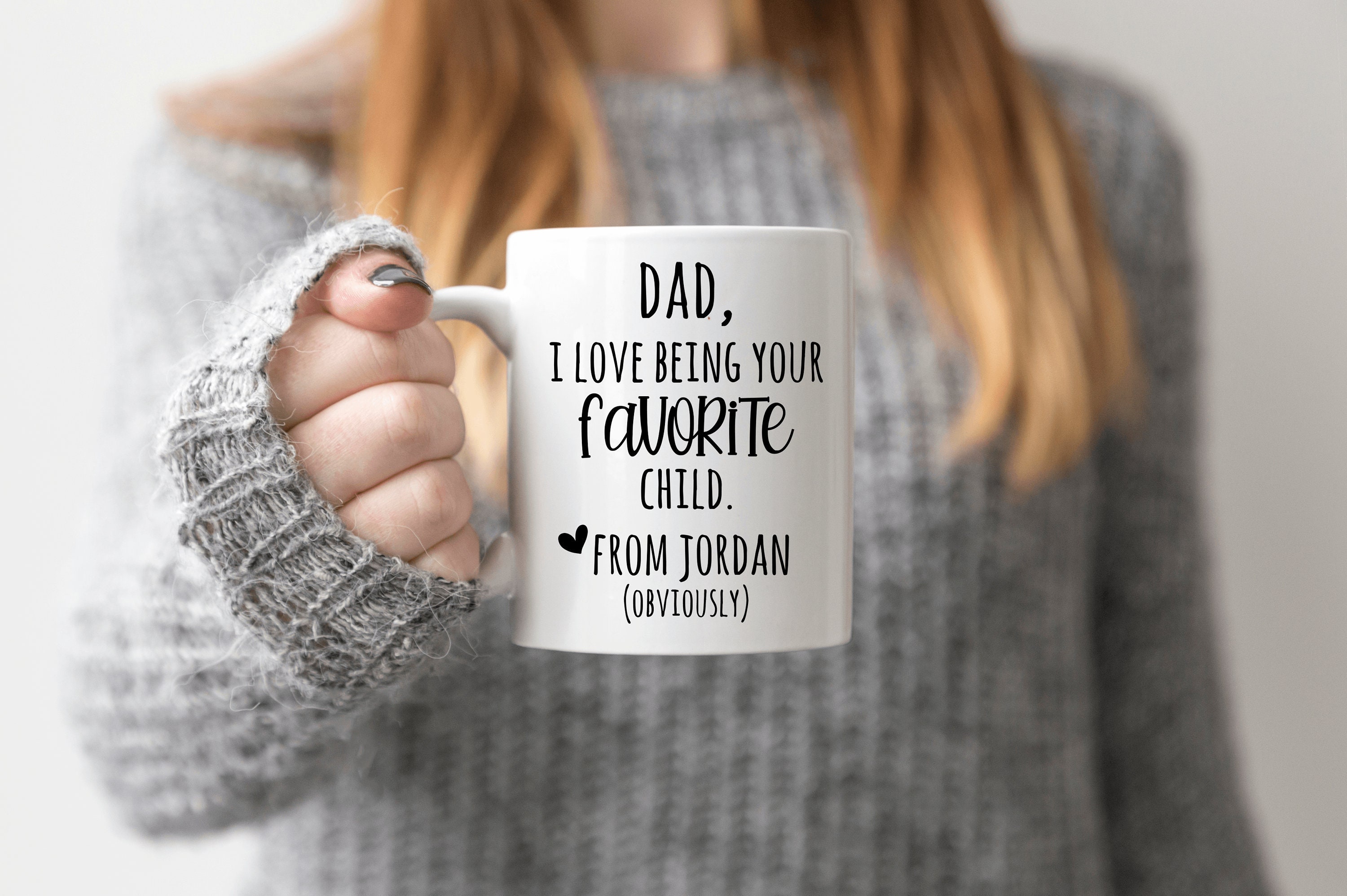 Personalized Coffee Mug for Dad Gift for Dad From Daughter Etsy