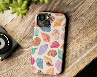 Seashell Phone Case Coconut Girl Phone Case Summer Phone Case Beachy Phone Case Ocean Inspired Style iPhone 15 14 13 Pro Max