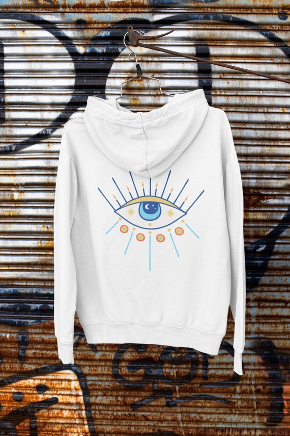 Evil Eye Trendy Hoodie Unisex Spiritual Clothing Celestial Hoodie