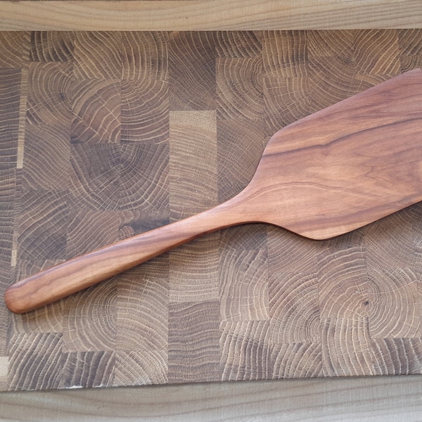Wooden Spatula, Carved Wooden Spatula, Apple Tree Spatula, Hand Made Spatula, Spatula.