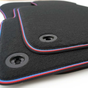 Tapis de sol de voiture en cuir personnalisés, housses de style, tapis  imperméables, accessoires intérieurs, BMW