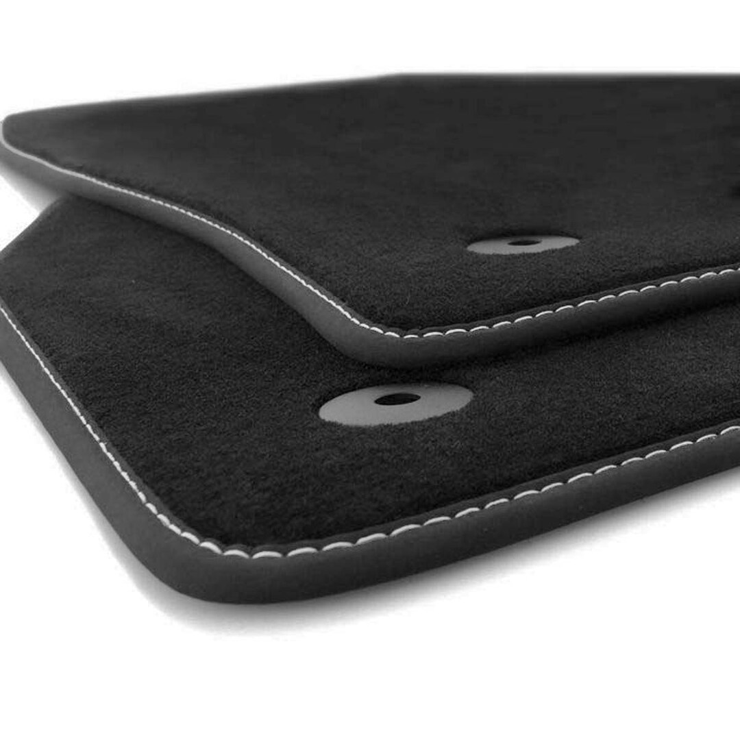 Floor Mats Suitable for VW Passat B8 Rline Variant Sport, Velor Tuning Car Carpet, Black 2