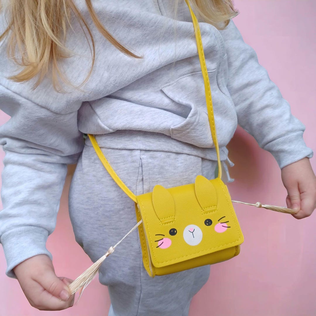 Small Size Bag For Baby Girl In Cat Design Red Color