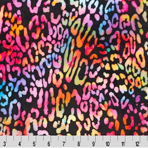 BMA Wildcat Digital Cuddle, Shannon Fabrics, Cuddle, Minky, Multi Colored Minky, Willdcat Minky, Colorful Cuddle, Minky, Gift