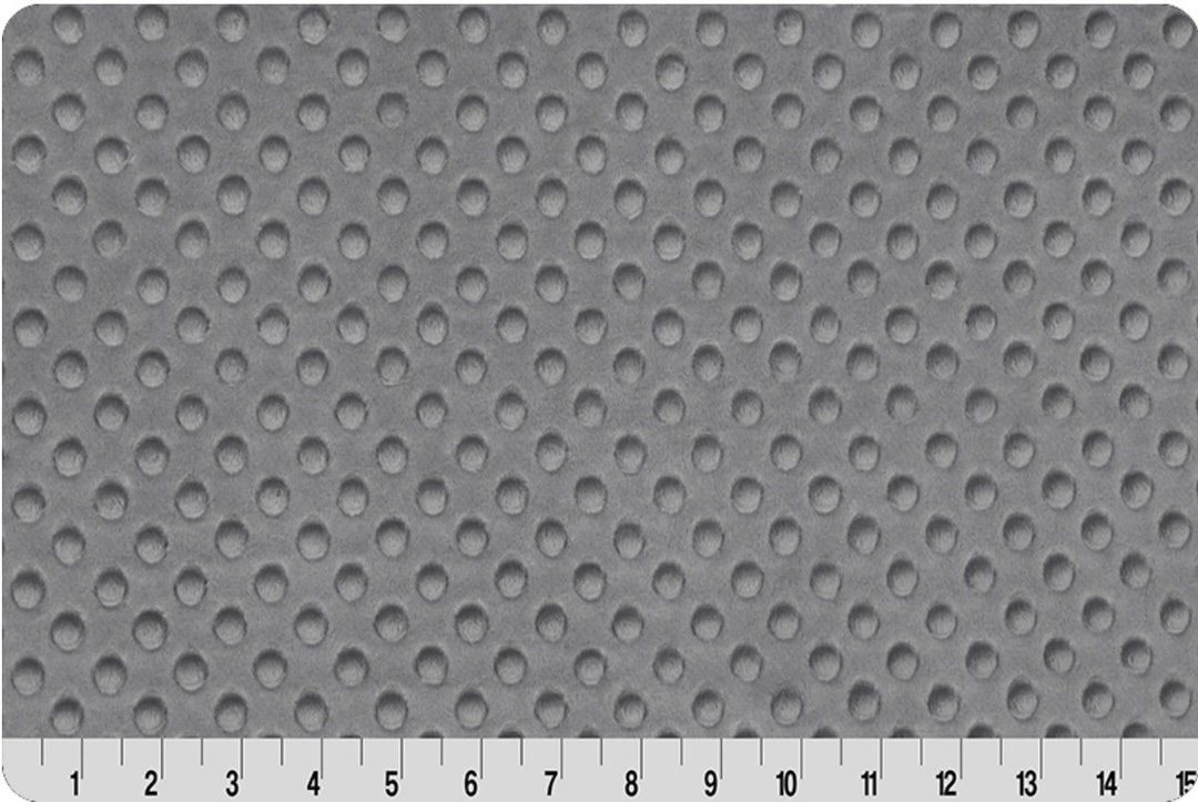 Graphite Dimple Minky by Shannon Fabrics, Bumpy Graphite Minky ...