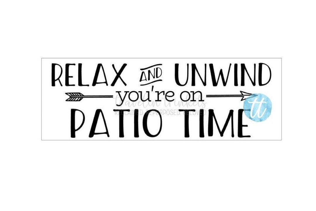 Patio Time SVG Etsy
