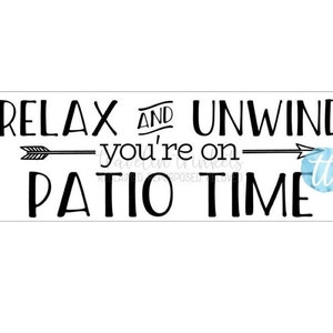 Patio Time SVG