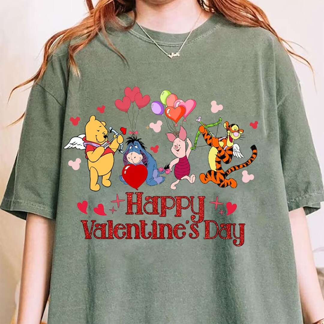 Happy Valentine's Day Png, Winnie the Pooh Valentine, Pooh and
