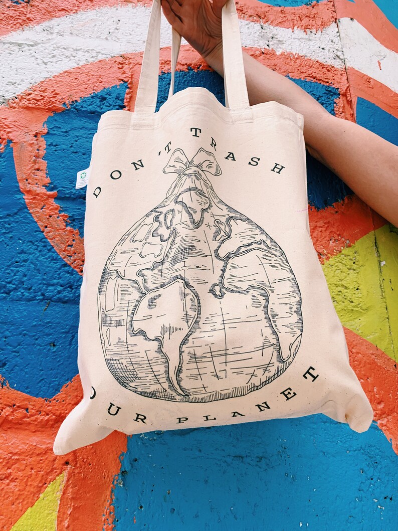 Eco Friendly Canvas Bag Etsy