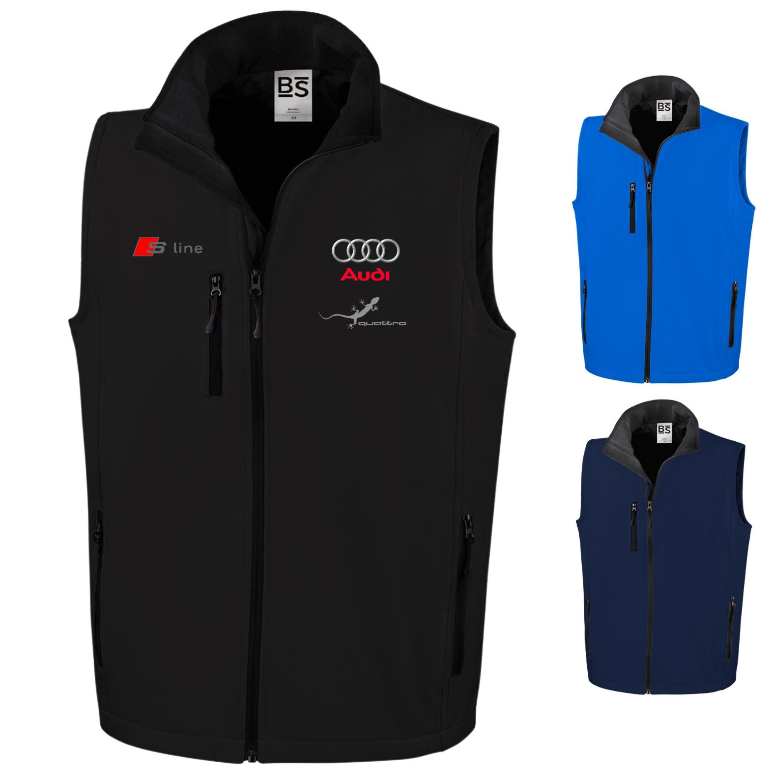 Veste coupe-vent avec Logo de voiture Audi pour hommes, manteau de