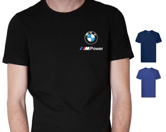 Maglietta T-shirt BMW Serie M Motorsport Fan Appassionati 100% Cotone Premium Sport Racing Replica Automotive Performance Idea Regalo Uomo